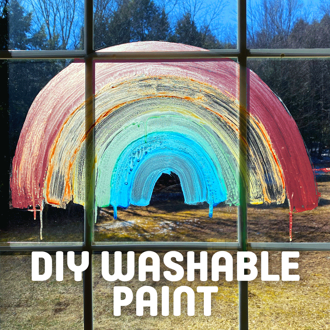 DIY Activity for Kids: Homemade Washable Window Paint